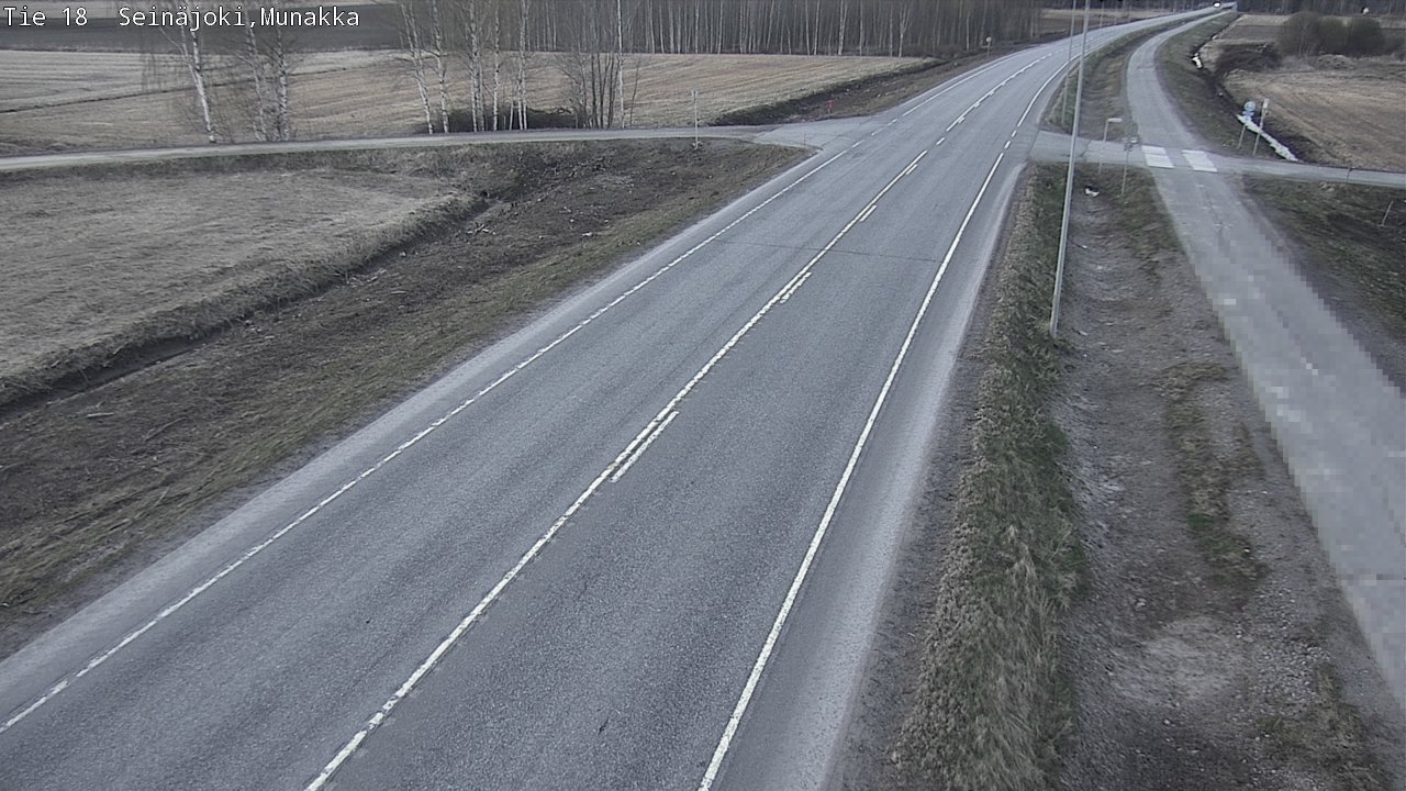Weather Camera Image Road 18 Seinäjoki, Munakka, Seinäjoki, Etelä-Pohjanmaa