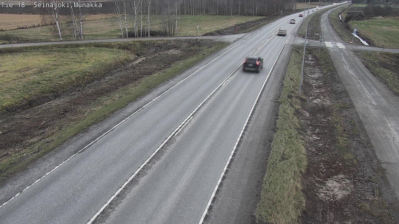 Weather Camera Image Väg 18 Seinäjoki, Munakka, Seinäjoki, Etelä-Pohjanmaa