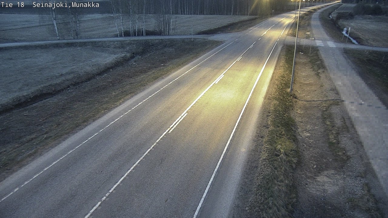 Weather Camera Image Road 18 Seinäjoki, Munakka, Seinäjoki, Etelä-Pohjanmaa