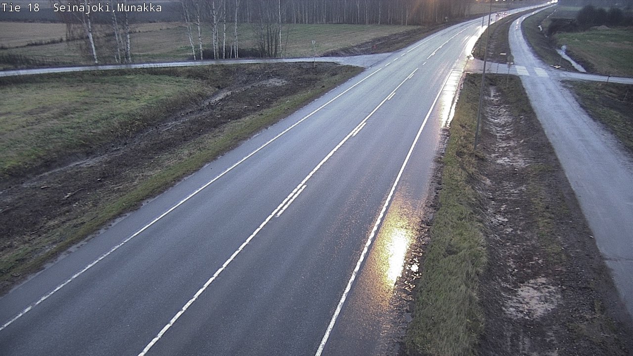 Weather Camera Image Väg 18 Seinäjoki, Munakka, Seinäjoki, Etelä-Pohjanmaa