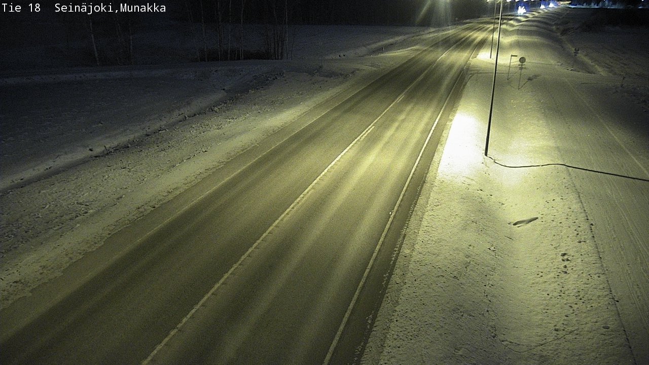 Weather Camera Image Väg 18 Seinäjoki, Munakka, Seinäjoki, Etelä-Pohjanmaa