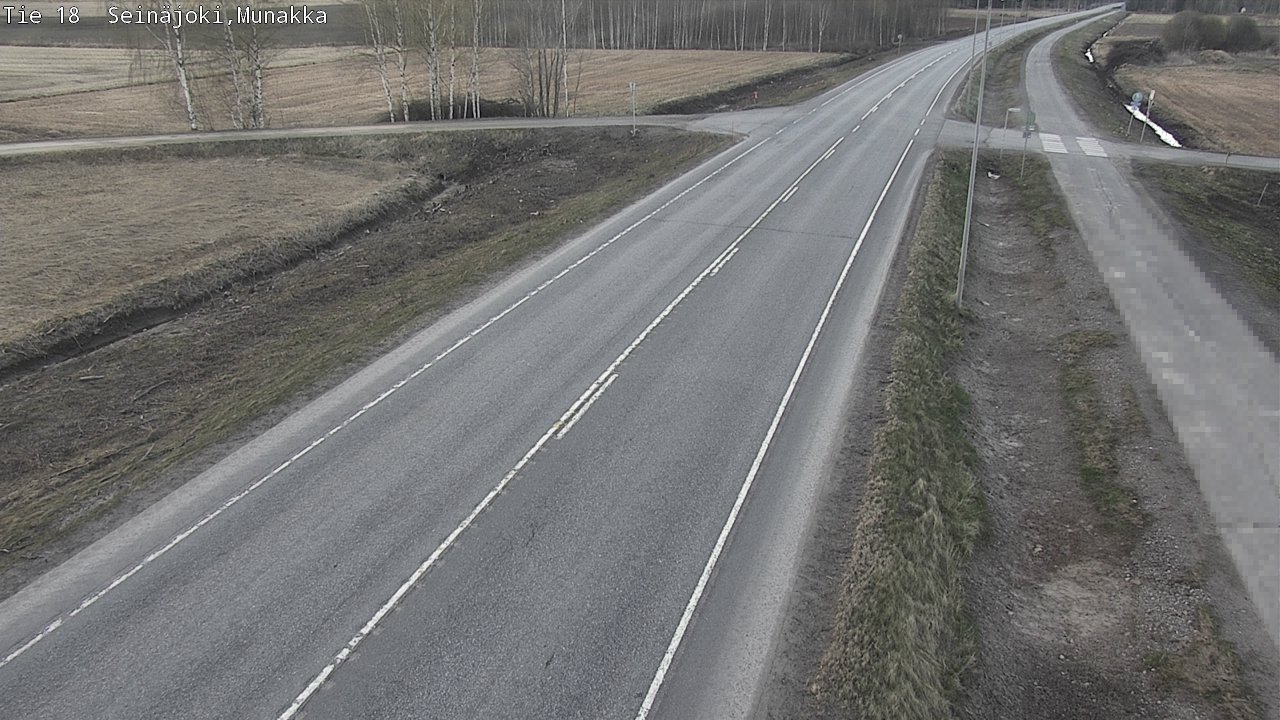 Weather Camera Image Väg 18 Seinäjoki, Munakka, Seinäjoki, Etelä-Pohjanmaa