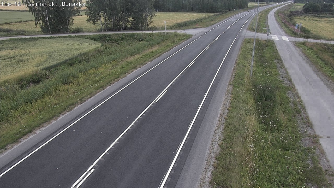 Weather Camera Image Road 18 Seinäjoki, Munakka, Seinäjoki, Etelä-Pohjanmaa