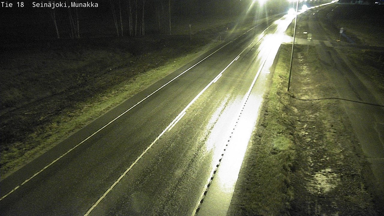 Weather Camera Image Road 18 Seinäjoki, Munakka, Seinäjoki, Etelä-Pohjanmaa