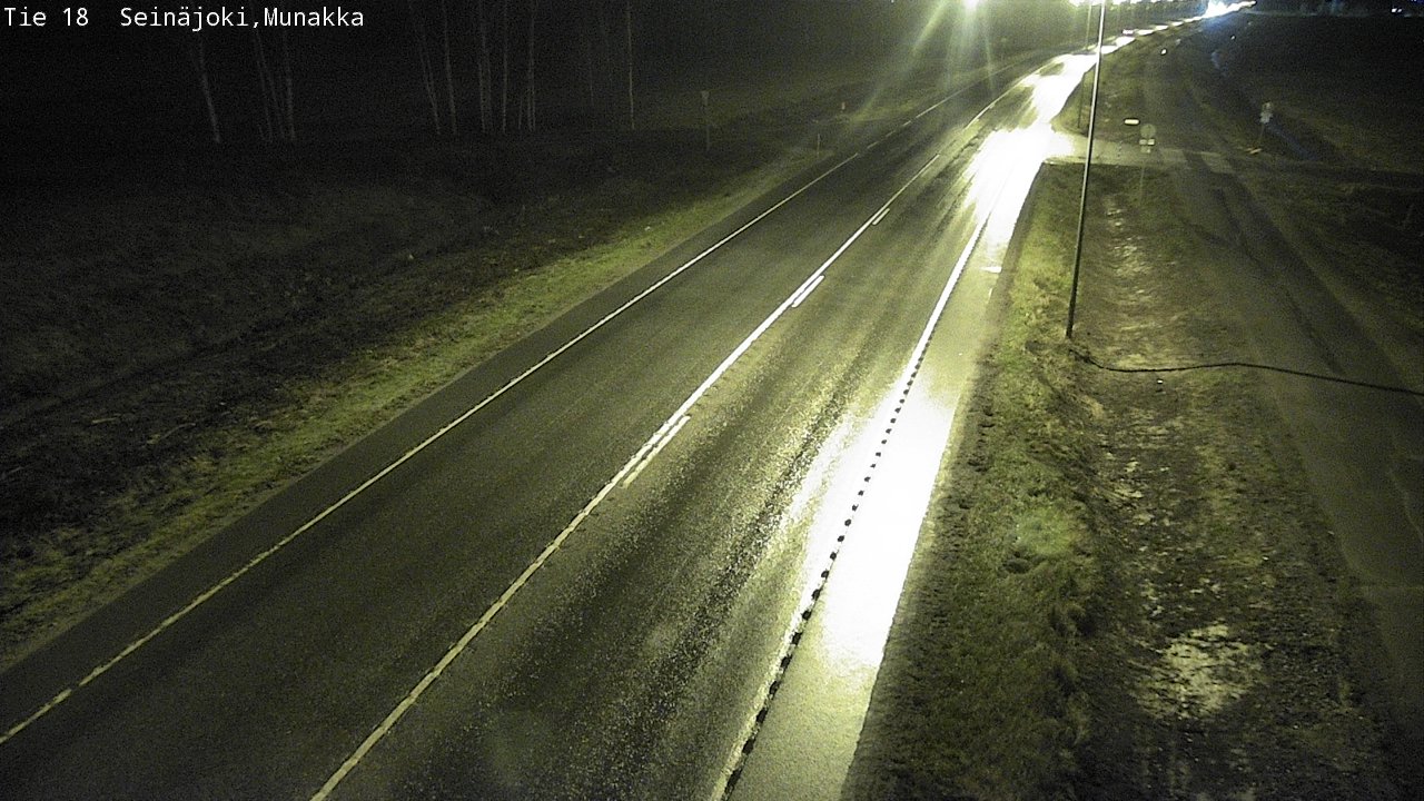Weather Camera Image Road 18 Seinäjoki, Munakka, Seinäjoki, Etelä-Pohjanmaa