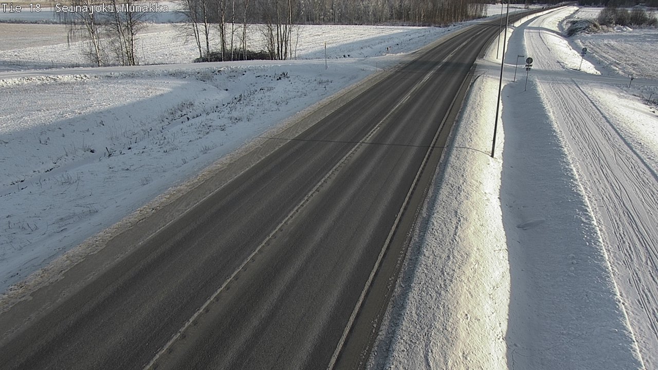 Weather Camera Image Road 18 Seinäjoki, Munakka, Seinäjoki, Etelä-Pohjanmaa