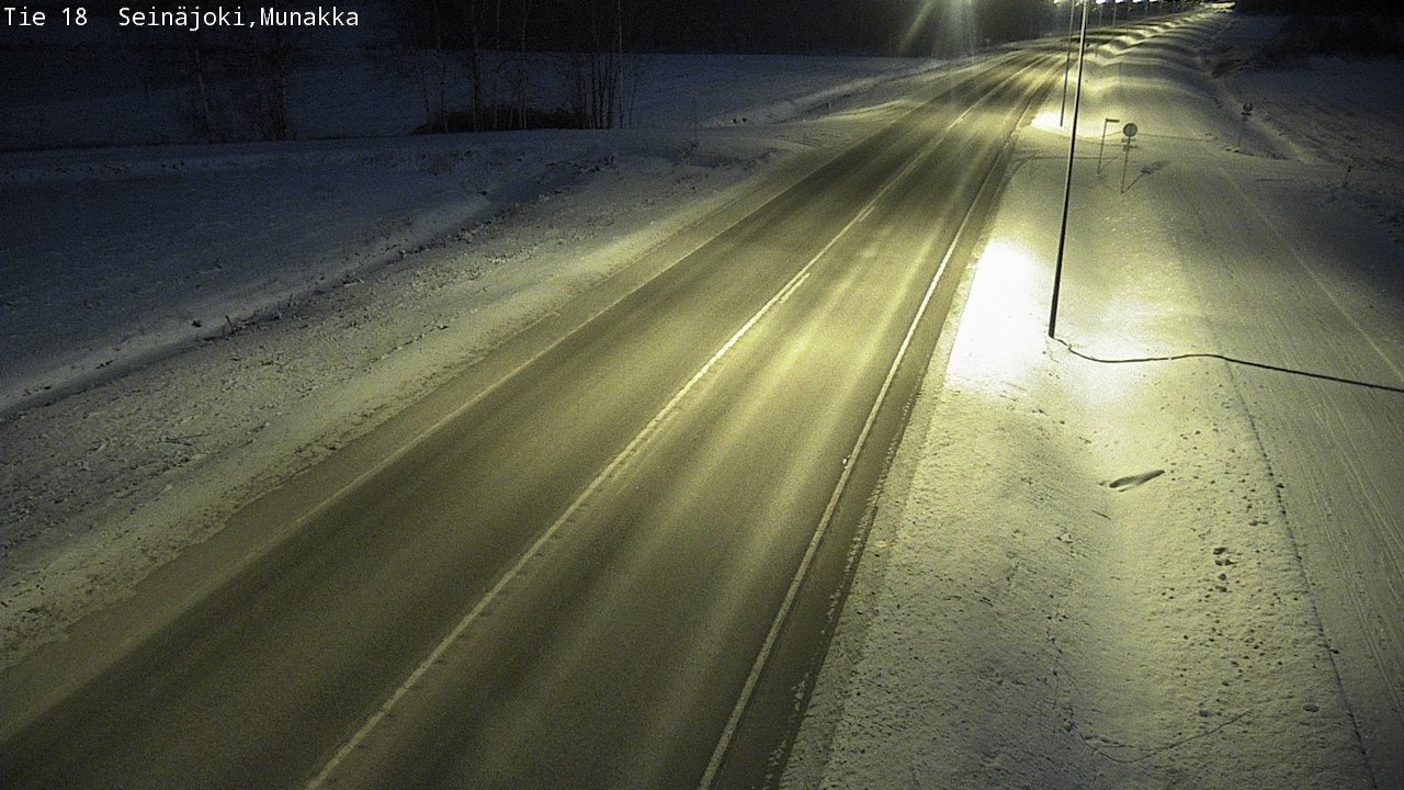 Weather Camera Image Road 18 Seinäjoki, Munakka, Seinäjoki, Etelä-Pohjanmaa