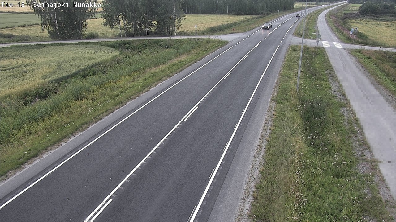Weather Camera Image Road 18 Seinäjoki, Munakka, Seinäjoki, Etelä-Pohjanmaa