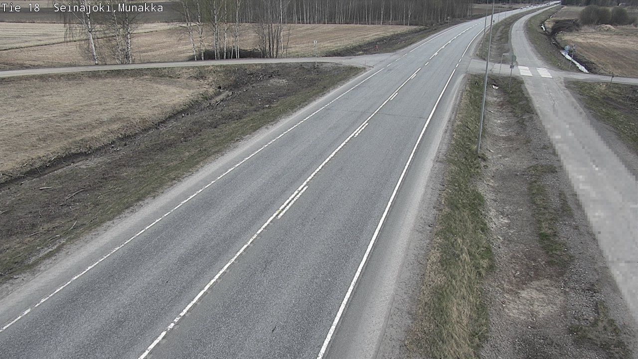 Weather Camera Image Väg 18 Seinäjoki, Munakka, Seinäjoki, Etelä-Pohjanmaa