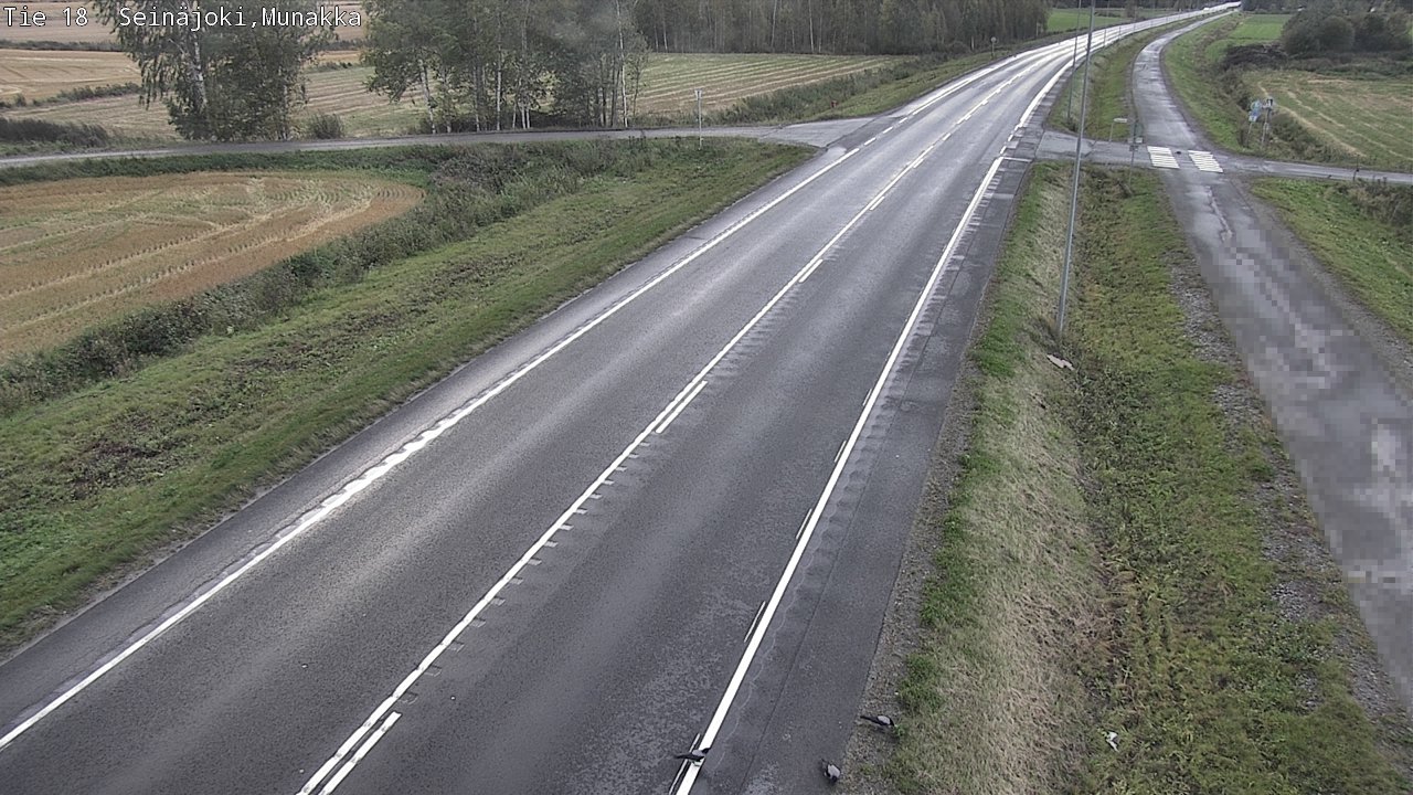 Weather Camera Image Road 18 Seinäjoki, Munakka, Seinäjoki, Etelä-Pohjanmaa