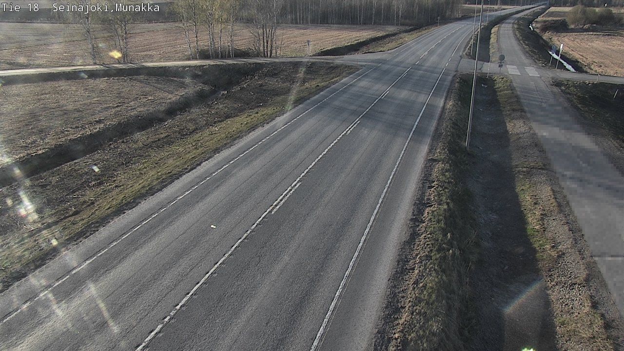 Weather Camera Image Väg 18 Seinäjoki, Munakka, Seinäjoki, Etelä-Pohjanmaa