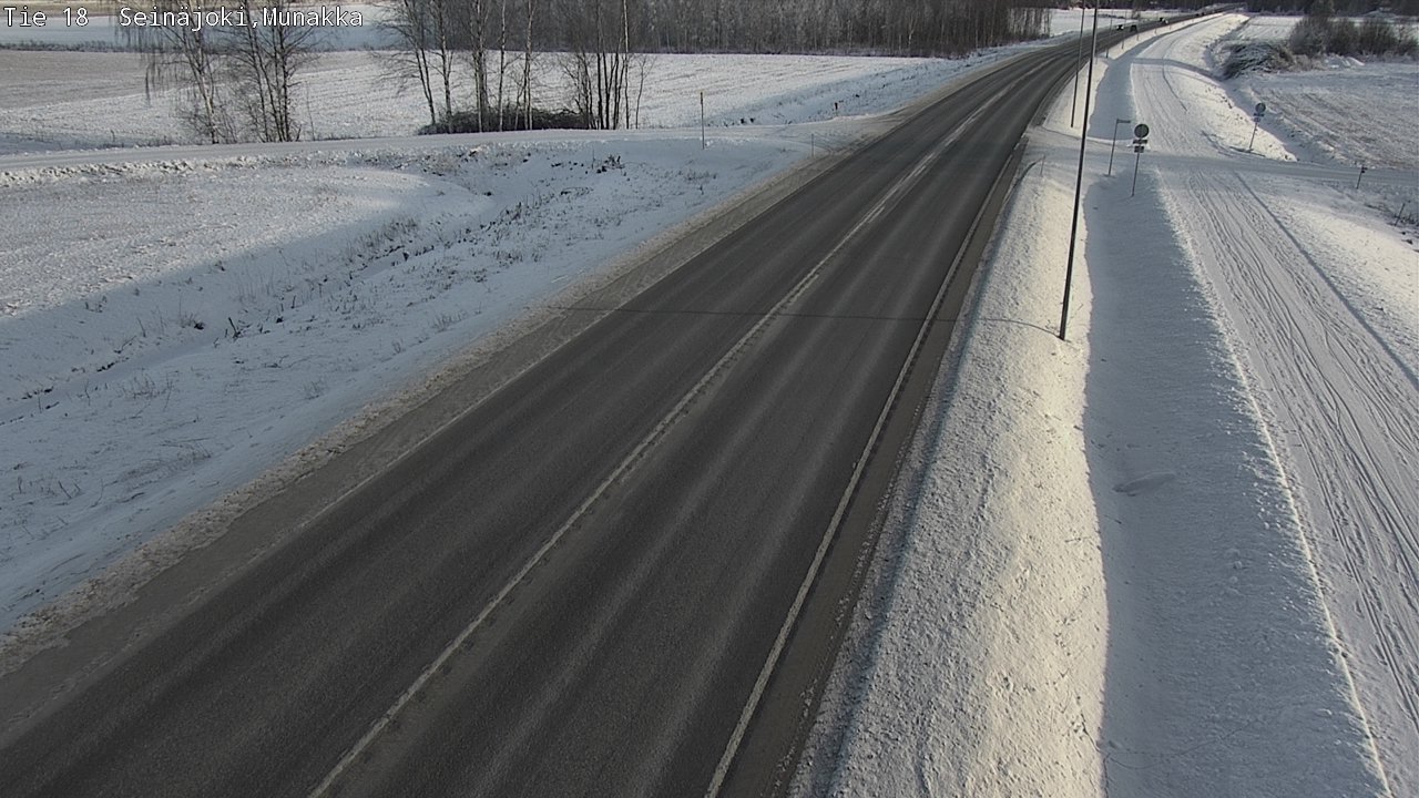 Weather Camera Image Road 18 Seinäjoki, Munakka, Seinäjoki, Etelä-Pohjanmaa