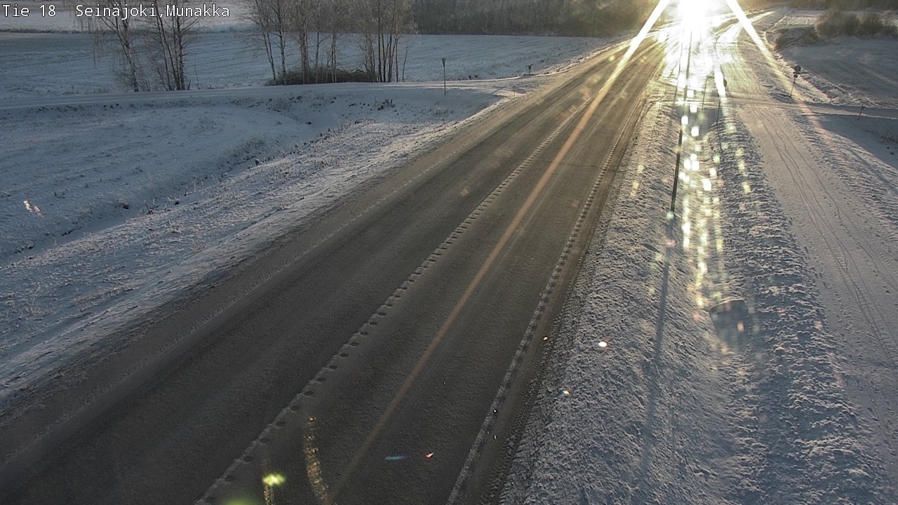 Weather Camera Image Road 18 Seinäjoki, Munakka, Seinäjoki, Etelä-Pohjanmaa