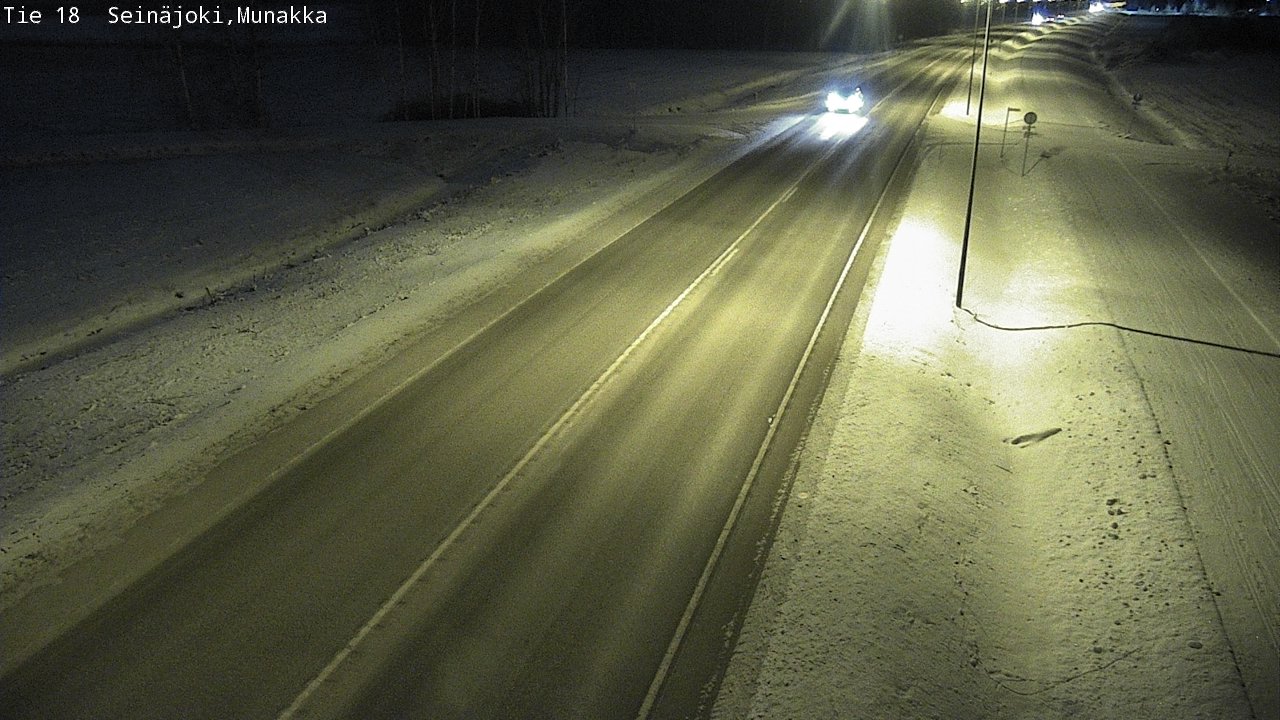 Weather Camera Image Road 18 Seinäjoki, Munakka, Seinäjoki, Etelä-Pohjanmaa