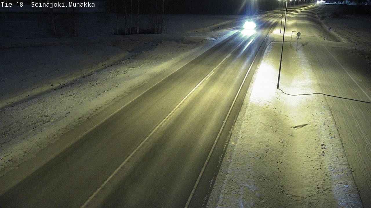 Weather Camera Image Road 18 Seinäjoki, Munakka, Seinäjoki, Etelä-Pohjanmaa