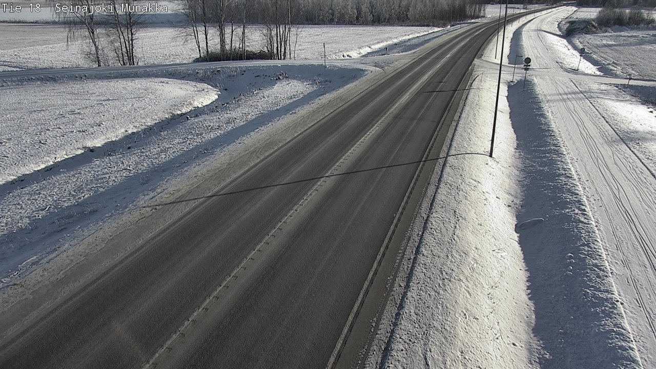 Weather Camera Image Road 18 Seinäjoki, Munakka, Seinäjoki, Etelä-Pohjanmaa