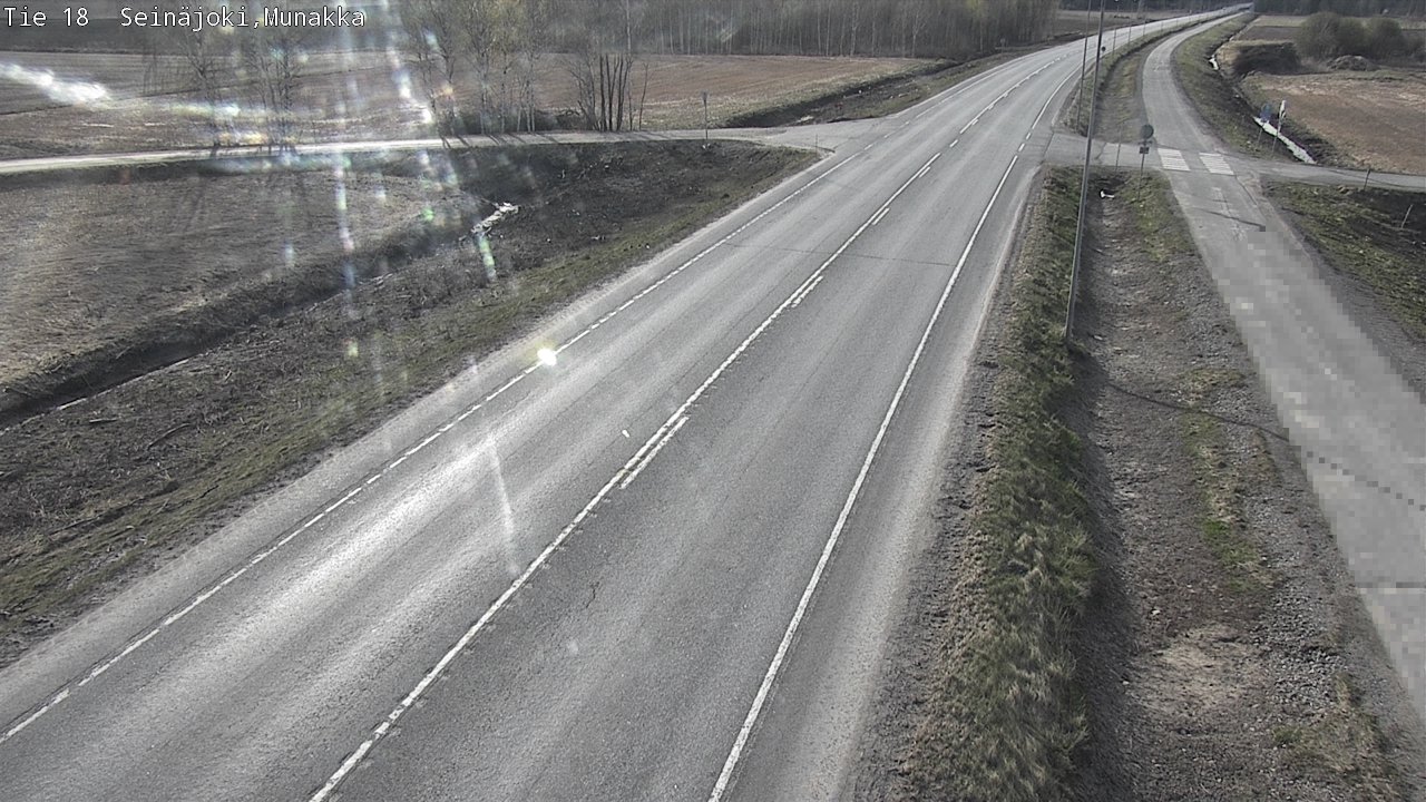 Weather Camera Image Väg 18 Seinäjoki, Munakka, Seinäjoki, Etelä-Pohjanmaa
