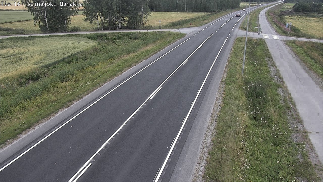 Weather Camera Image Road 18 Seinäjoki, Munakka, Seinäjoki, Etelä-Pohjanmaa