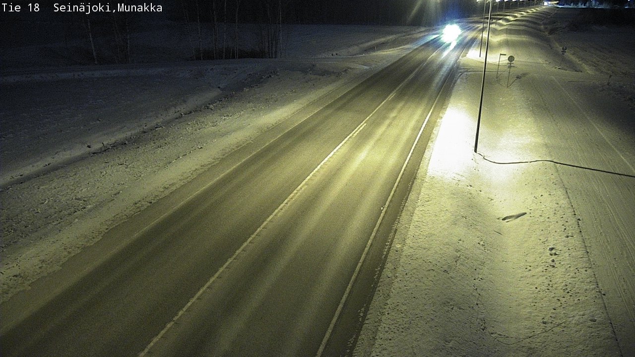Weather Camera Image Väg 18 Seinäjoki, Munakka, Seinäjoki, Etelä-Pohjanmaa