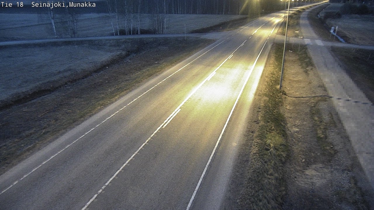 Weather Camera Image Road 18 Seinäjoki, Munakka, Seinäjoki, Etelä-Pohjanmaa