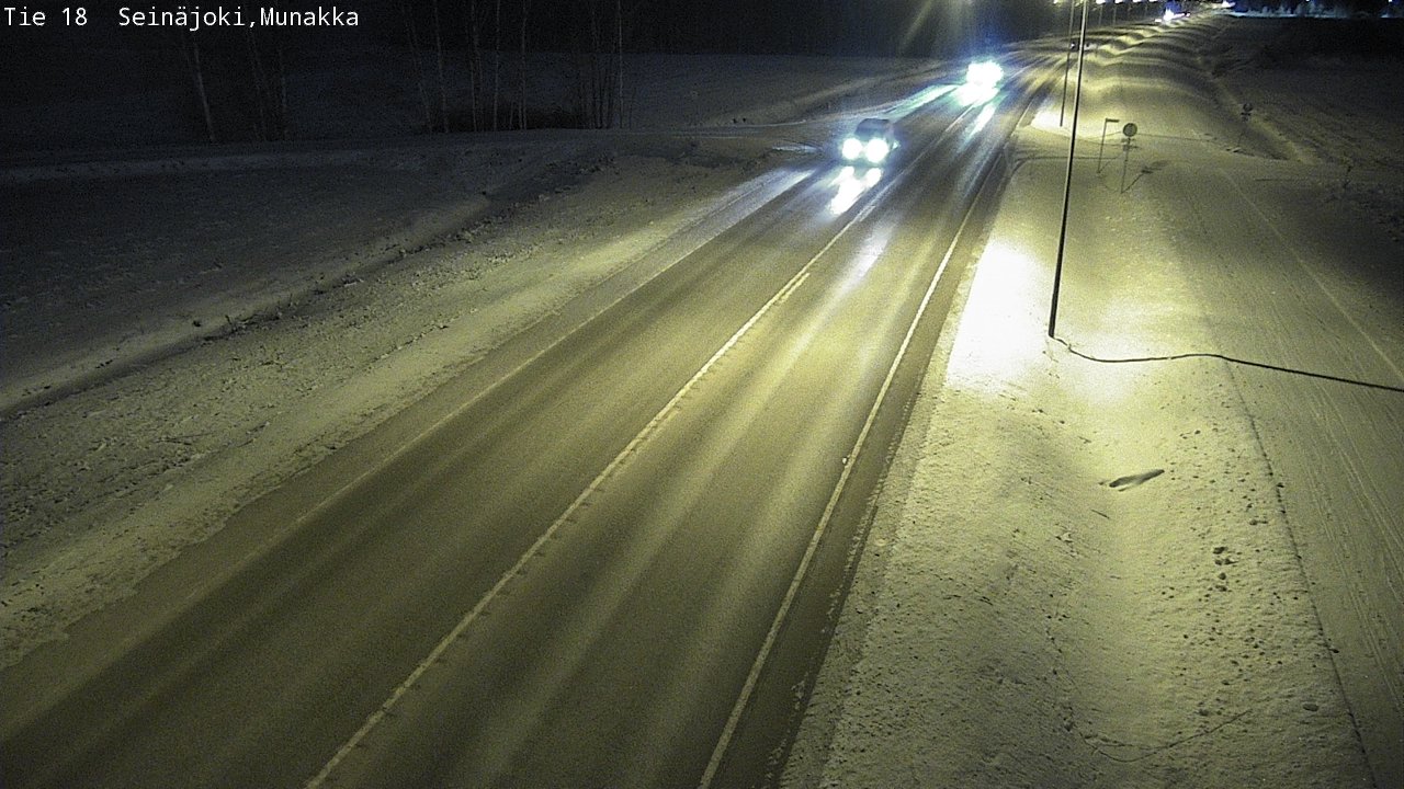 Weather Camera Image Väg 18 Seinäjoki, Munakka, Seinäjoki, Etelä-Pohjanmaa