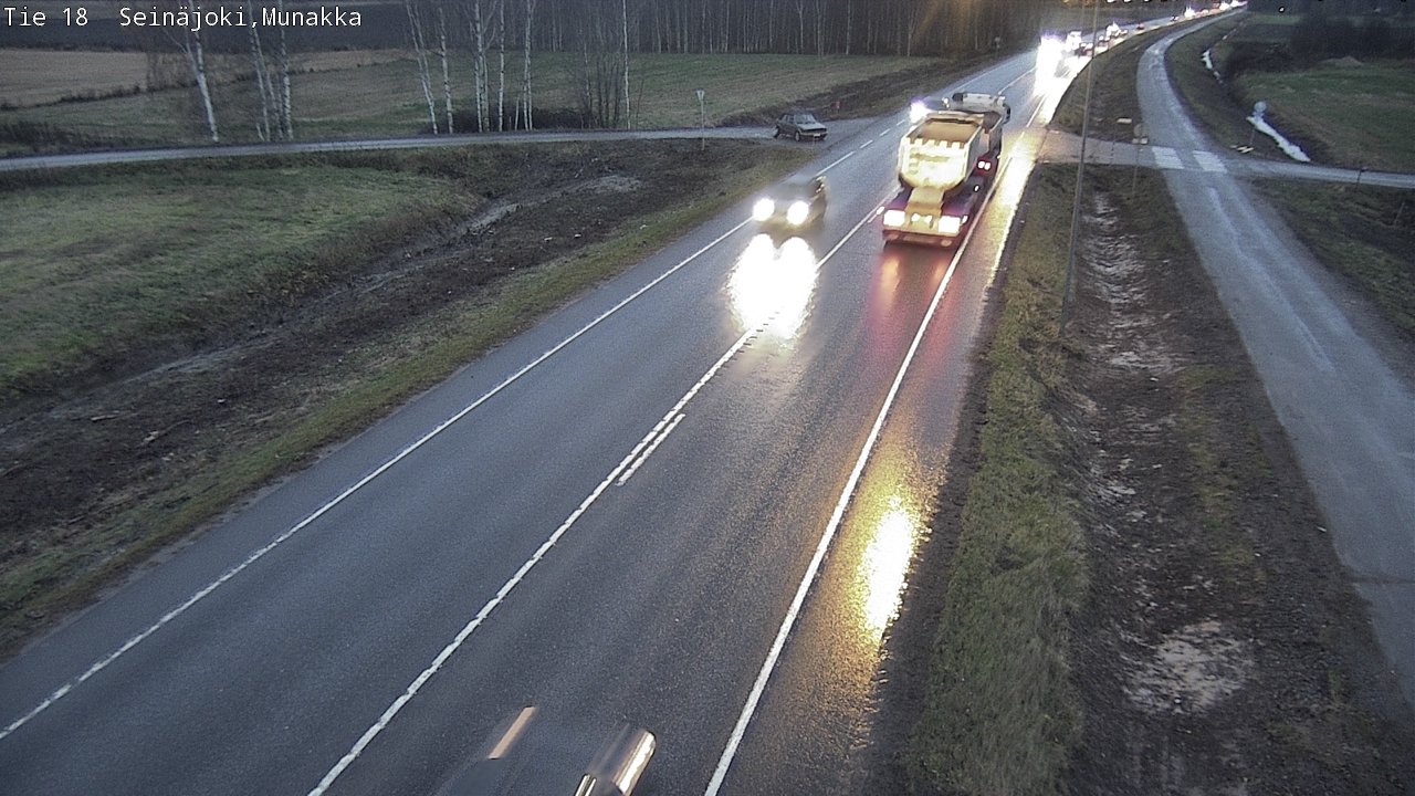 Weather Camera Image Road 18 Seinäjoki, Munakka, Seinäjoki, Etelä-Pohjanmaa