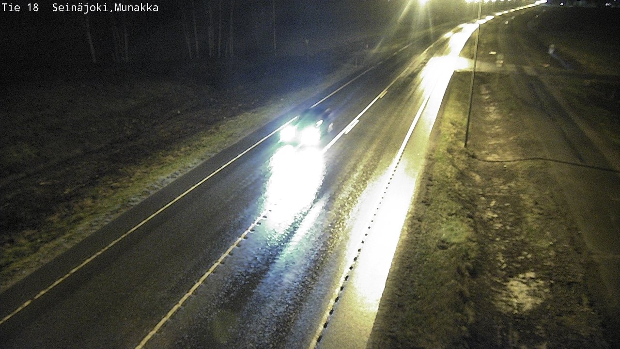 Weather Camera Image Road 18 Seinäjoki, Munakka, Seinäjoki, Etelä-Pohjanmaa