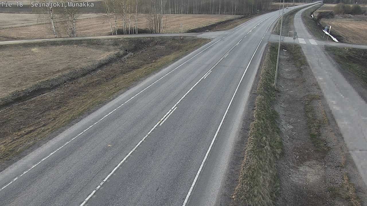 Weather Camera Image Road 18 Seinäjoki, Munakka, Seinäjoki, Etelä-Pohjanmaa