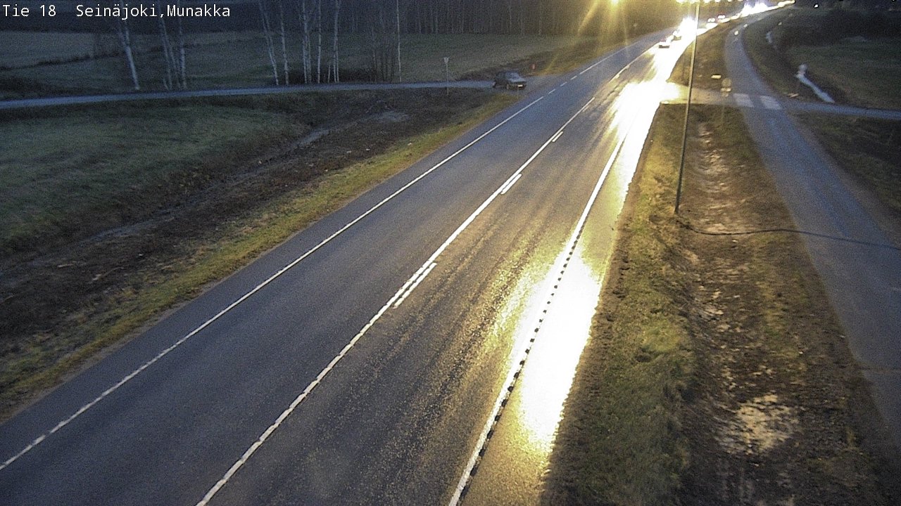 Weather Camera Image Road 18 Seinäjoki, Munakka, Seinäjoki, Etelä-Pohjanmaa