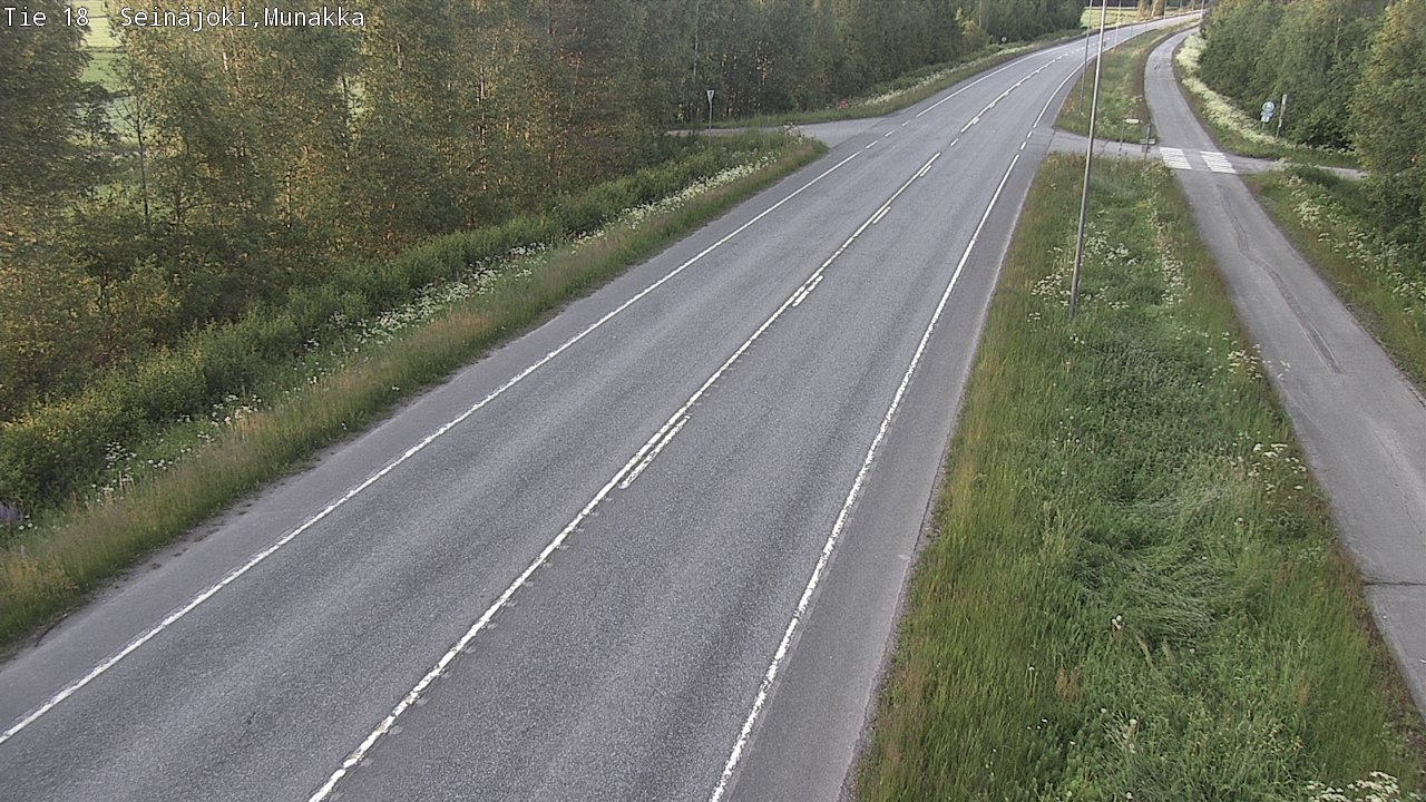 Weather Camera Image Road 18 Seinäjoki, Munakka, Seinäjoki, Etelä-Pohjanmaa