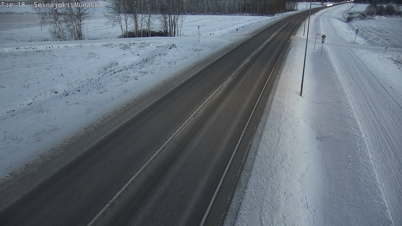 Weather Camera Image Road 18 Seinäjoki, Munakka, Seinäjoki, Etelä-Pohjanmaa