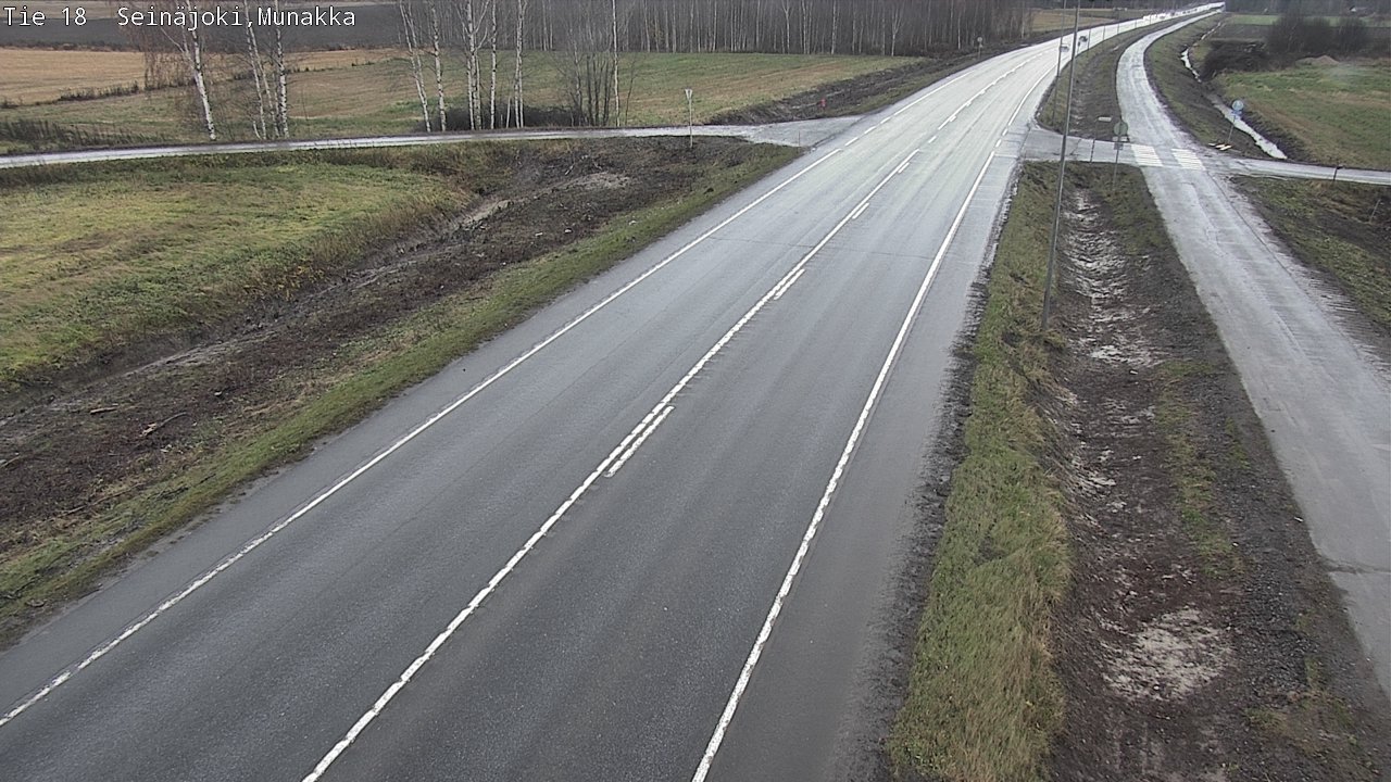 Weather Camera Image Road 18 Seinäjoki, Munakka, Seinäjoki, Etelä-Pohjanmaa