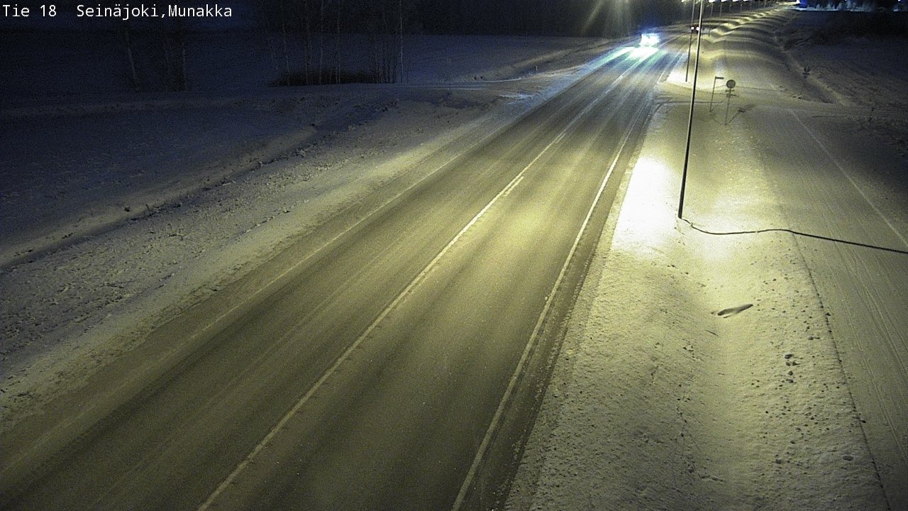 Weather Camera Image Road 18 Seinäjoki, Munakka, Seinäjoki, Etelä-Pohjanmaa