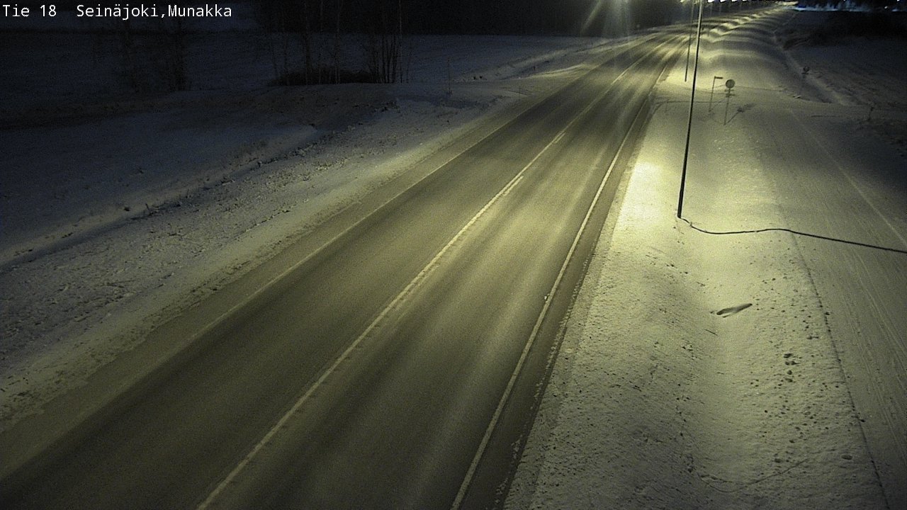 Weather Camera Image Road 18 Seinäjoki, Munakka, Seinäjoki, Etelä-Pohjanmaa