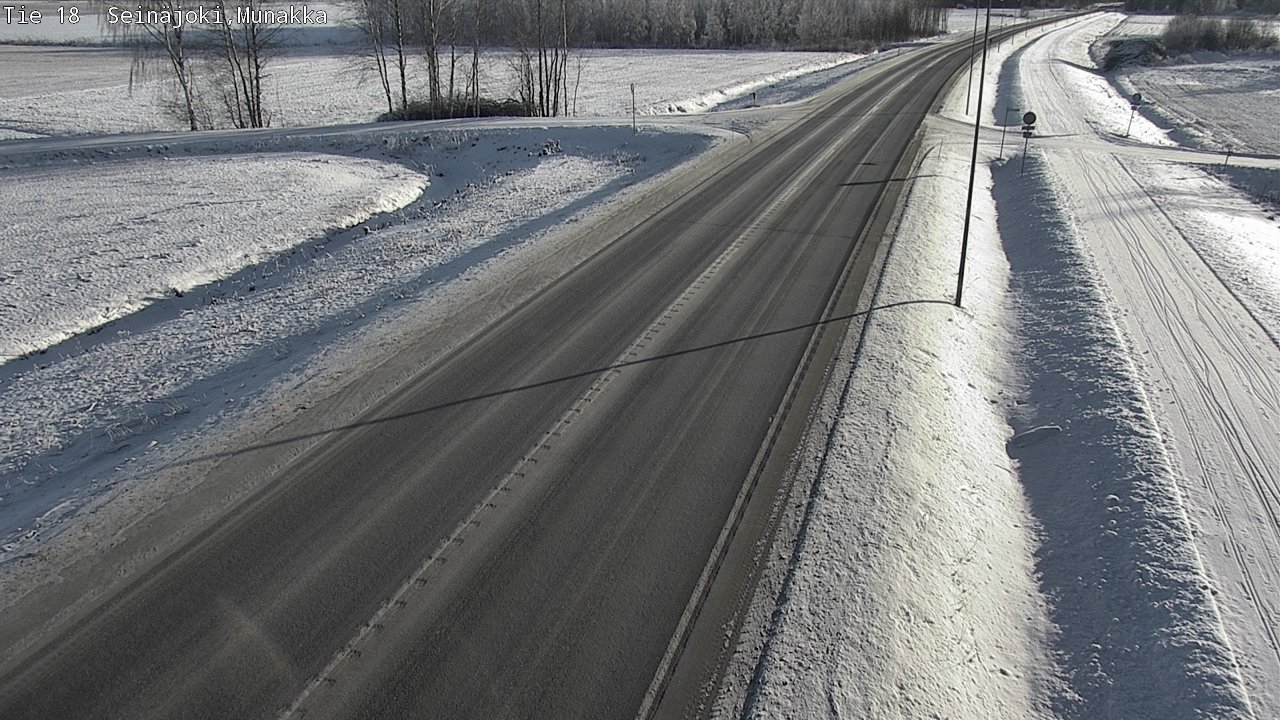 Weather Camera Image Road 18 Seinäjoki, Munakka, Seinäjoki, Etelä-Pohjanmaa