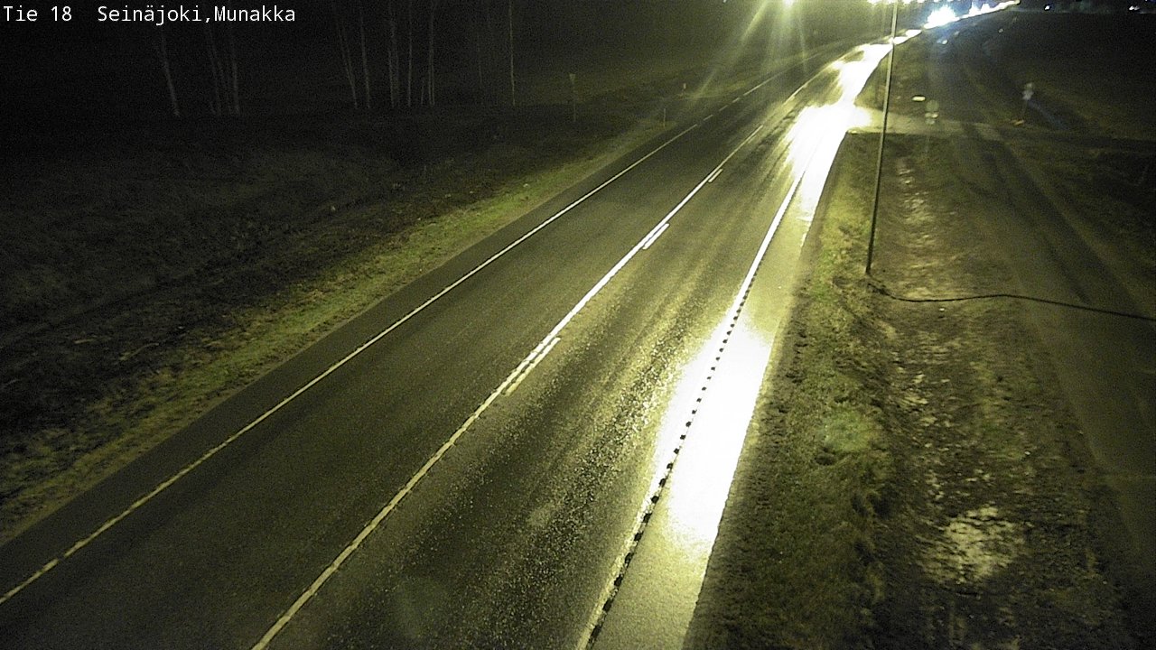 Weather Camera Image Road 18 Seinäjoki, Munakka, Seinäjoki, Etelä-Pohjanmaa