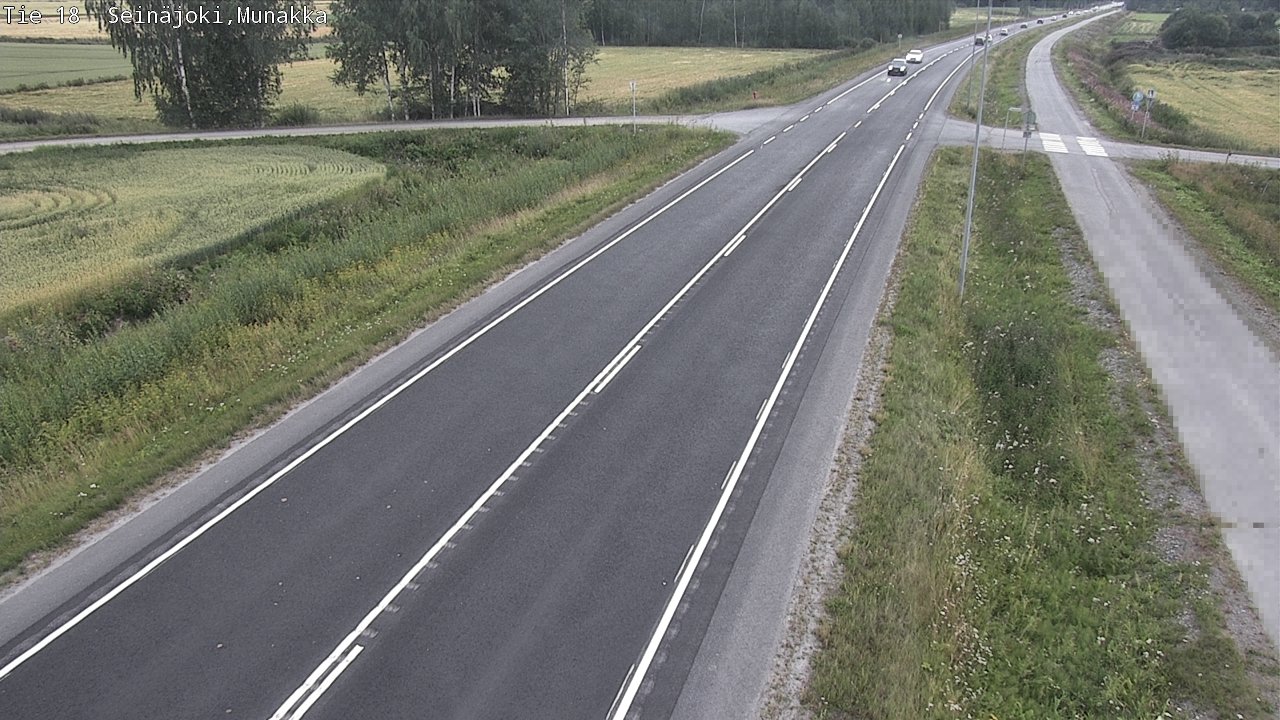 Weather Camera Image Road 18 Seinäjoki, Munakka, Seinäjoki, Etelä-Pohjanmaa