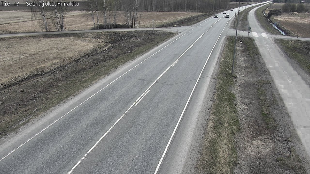 Weather Camera Image Väg 18 Seinäjoki, Munakka, Seinäjoki, Etelä-Pohjanmaa