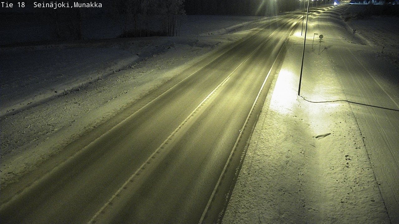 Weather Camera Image Väg 18 Seinäjoki, Munakka, Seinäjoki, Etelä-Pohjanmaa