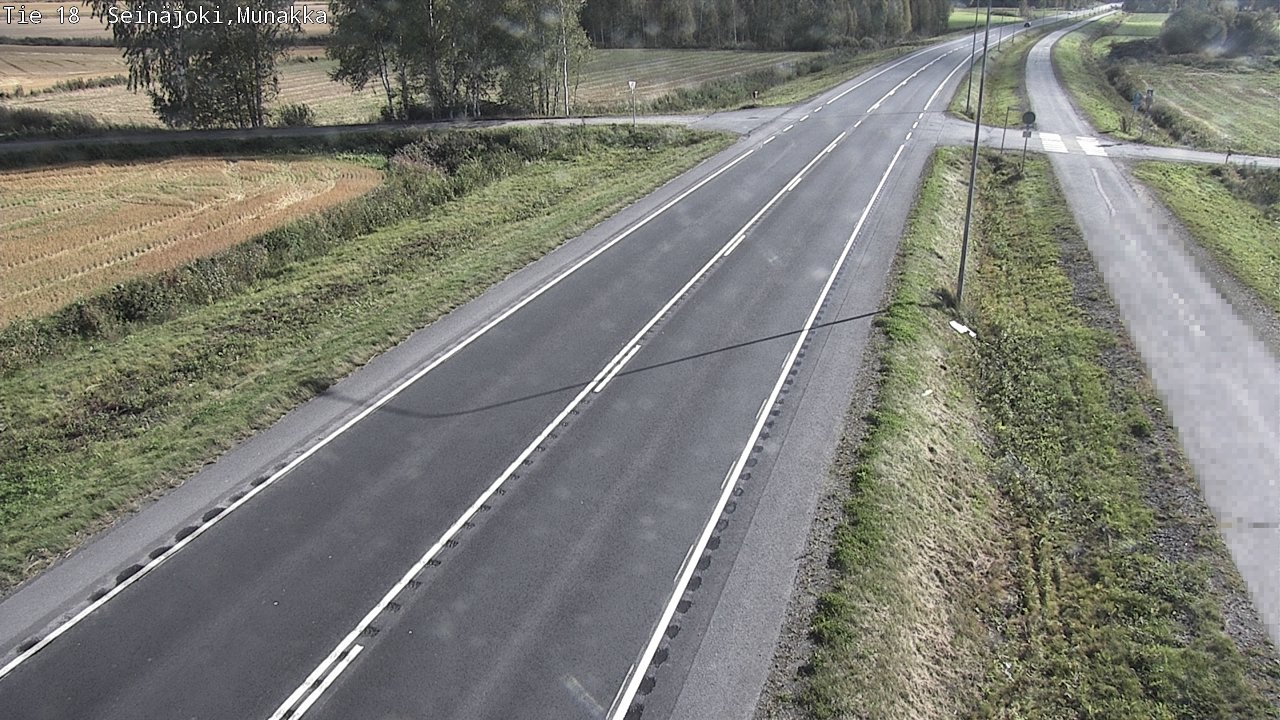 Weather Camera Image Väg 18 Seinäjoki, Munakka, Seinäjoki, Etelä-Pohjanmaa