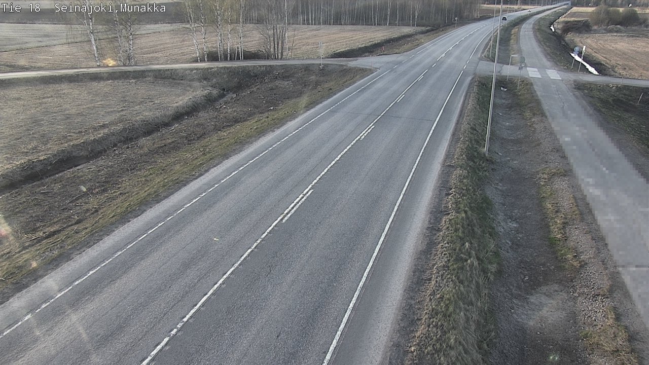 Weather Camera Image Väg 18 Seinäjoki, Munakka, Seinäjoki, Etelä-Pohjanmaa
