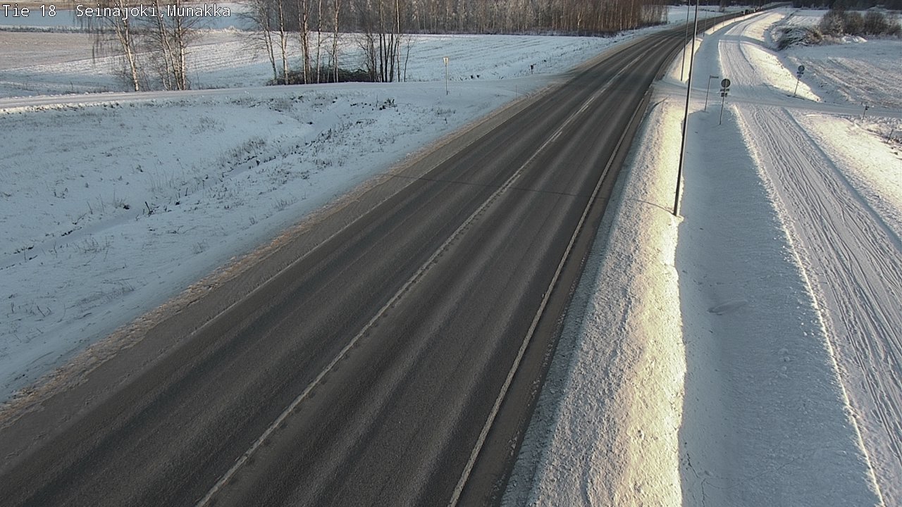 Weather Camera Image Road 18 Seinäjoki, Munakka, Seinäjoki, Etelä-Pohjanmaa