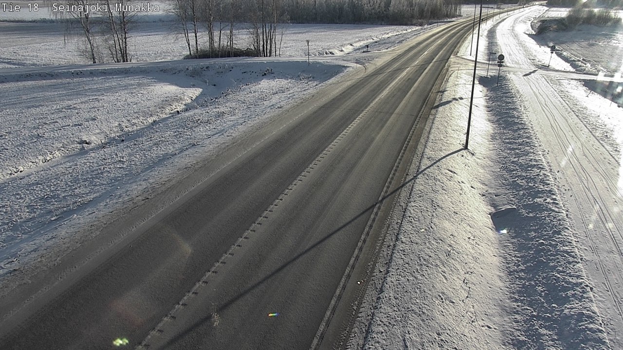 Weather Camera Image Road 18 Seinäjoki, Munakka, Seinäjoki, Etelä-Pohjanmaa
