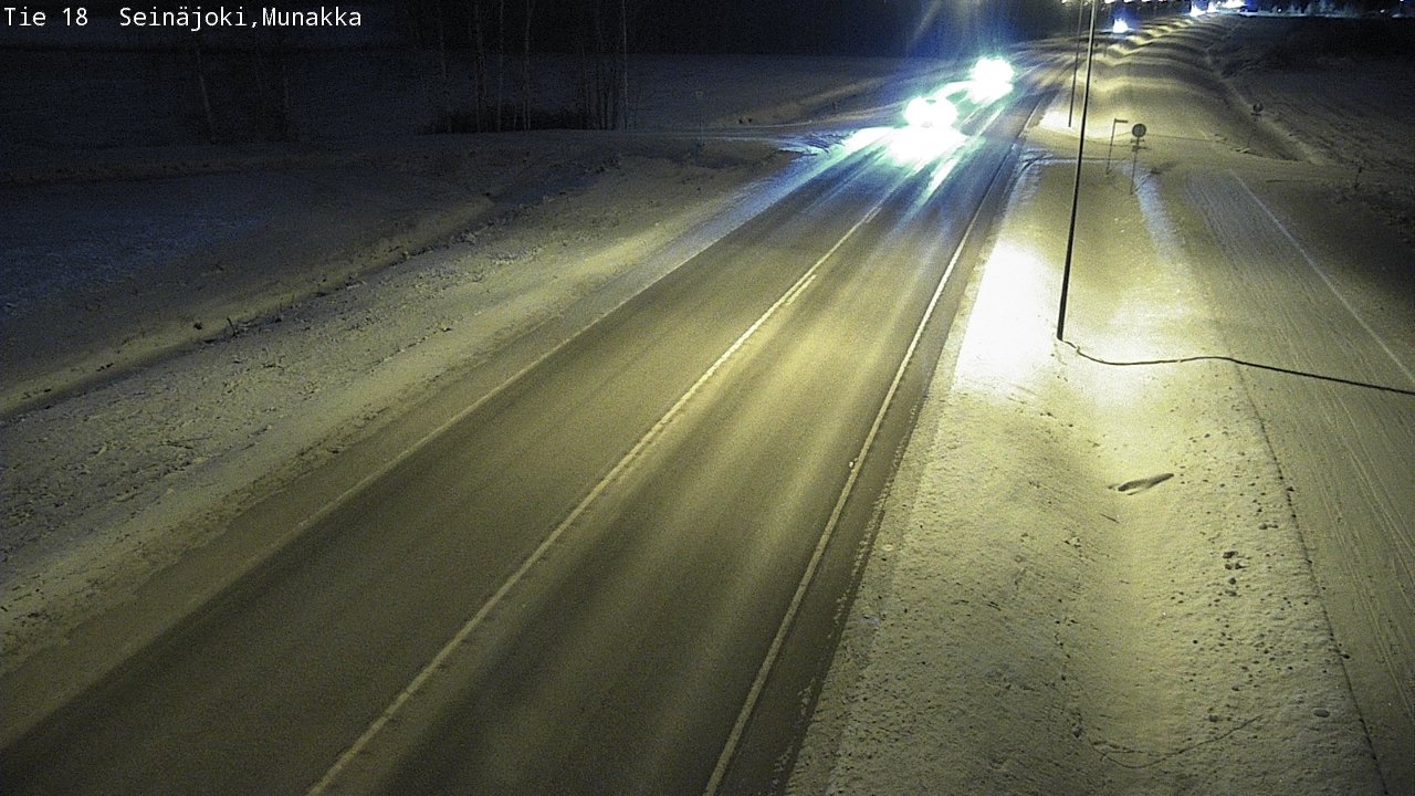 Weather Camera Image Road 18 Seinäjoki, Munakka, Seinäjoki, Etelä-Pohjanmaa