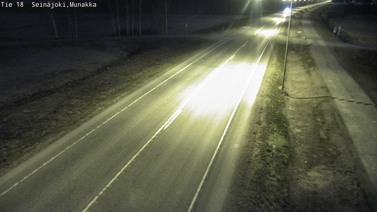 Weather Camera Image Road 18 Seinäjoki, Munakka, Seinäjoki, Etelä-Pohjanmaa