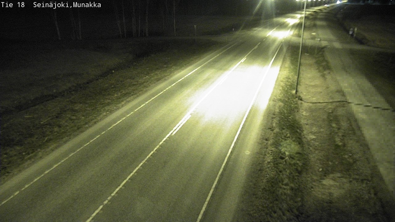 Weather Camera Image Road 18 Seinäjoki, Munakka, Seinäjoki, Etelä-Pohjanmaa