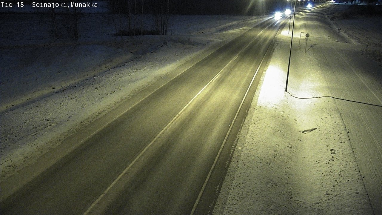 Weather Camera Image Road 18 Seinäjoki, Munakka, Seinäjoki, Etelä-Pohjanmaa