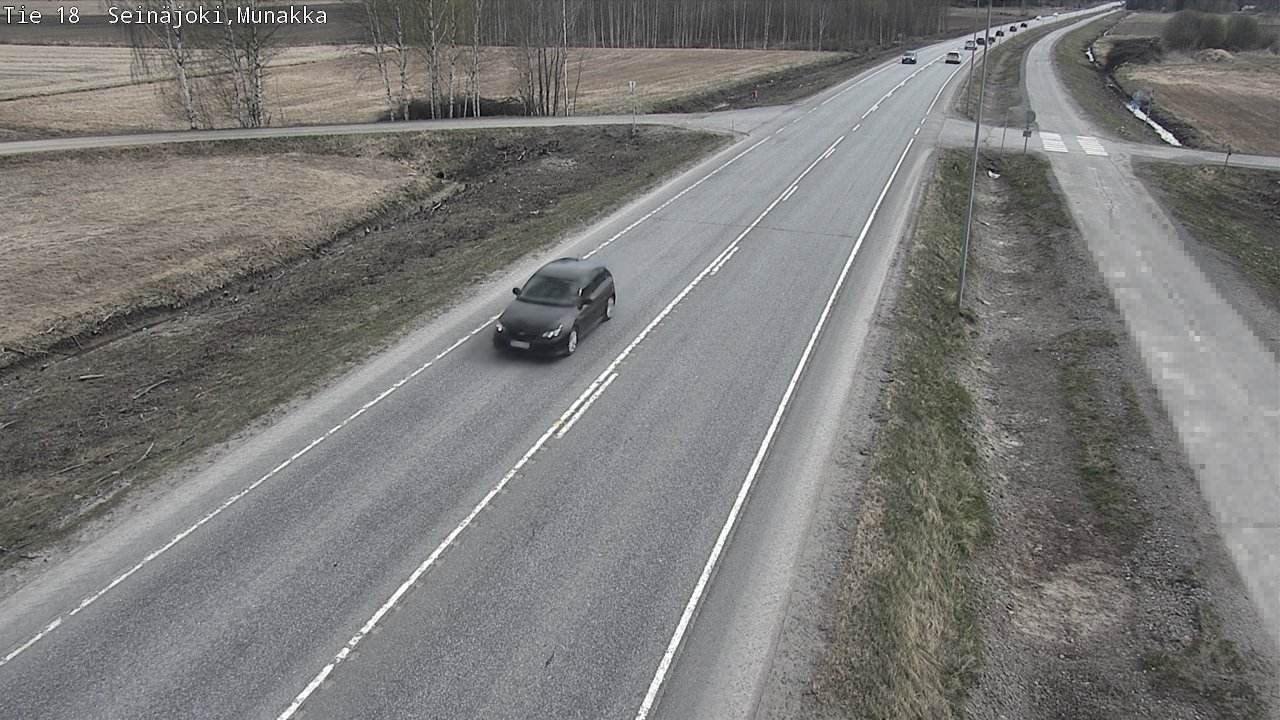 Weather Camera Image Väg 18 Seinäjoki, Munakka, Seinäjoki, Etelä-Pohjanmaa