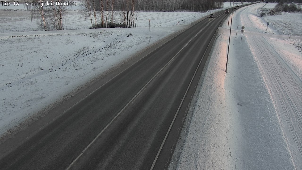 Weather Camera Image Road 18 Seinäjoki, Munakka, Seinäjoki, Etelä-Pohjanmaa