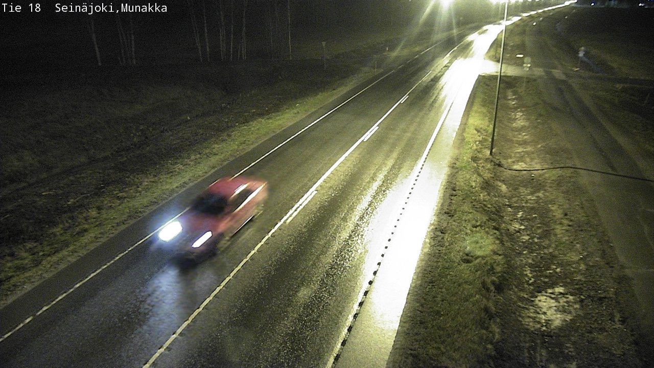 Weather Camera Image Road 18 Seinäjoki, Munakka, Seinäjoki, Etelä-Pohjanmaa